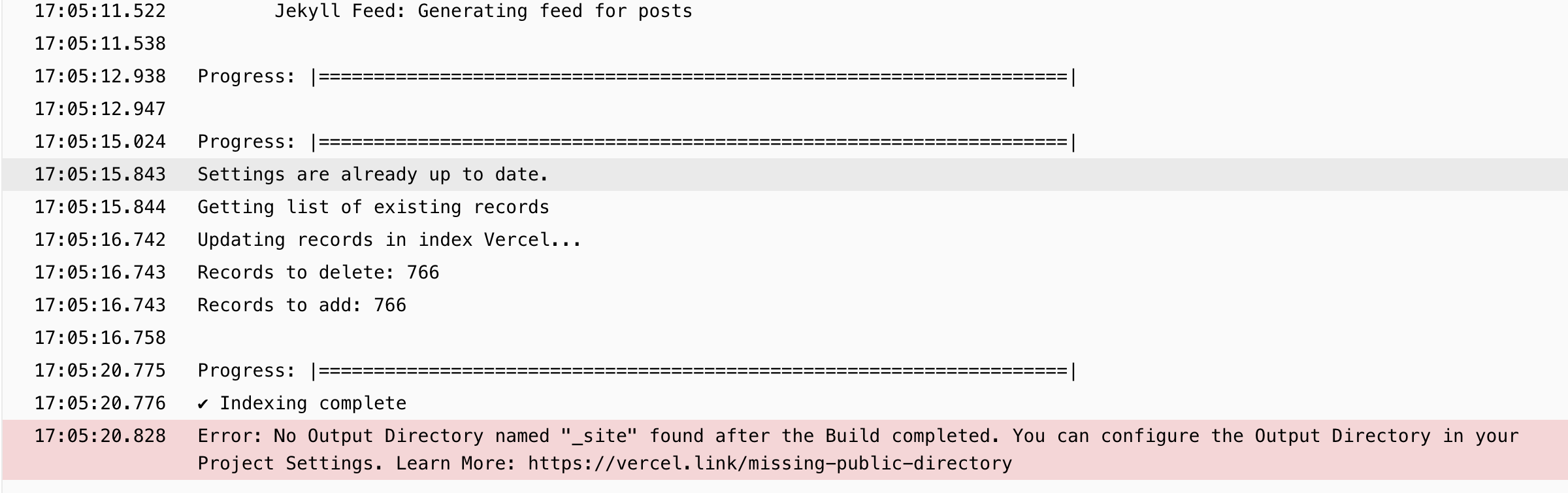 vercel jekyll
