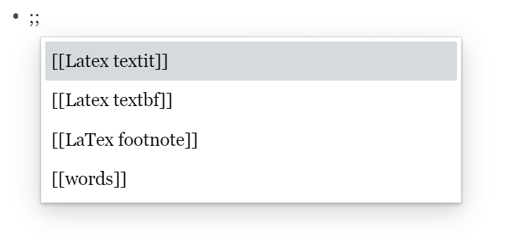 Roam 上的 LaTex